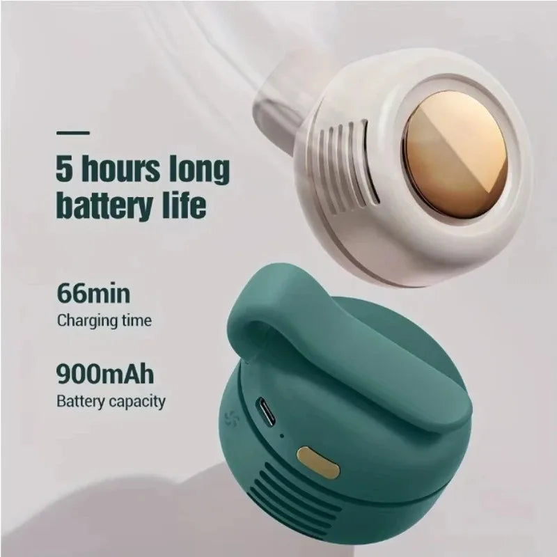 Mini Ventilador Portátil USB Recargable Silencioso